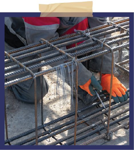 REINFORCEMENTS AND FORMWORK PLYWOOD